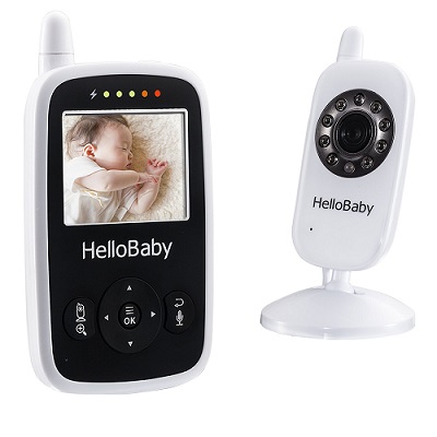 HelloBaby HB24 Moniteur Vidéo Sans fil babyphone caméra